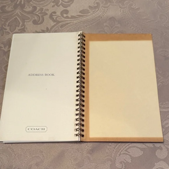 Vintage Coach Ivory Spiral Address Book Refill 5x8 - Picture 4 of 9